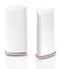COVR 2202 Tri-Band Whole Home Wi-Fi System - Front and side of two Covr Points