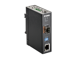 DIS-M100G-SW Industrial 10/100/1000Base-T to SFP Media Converter