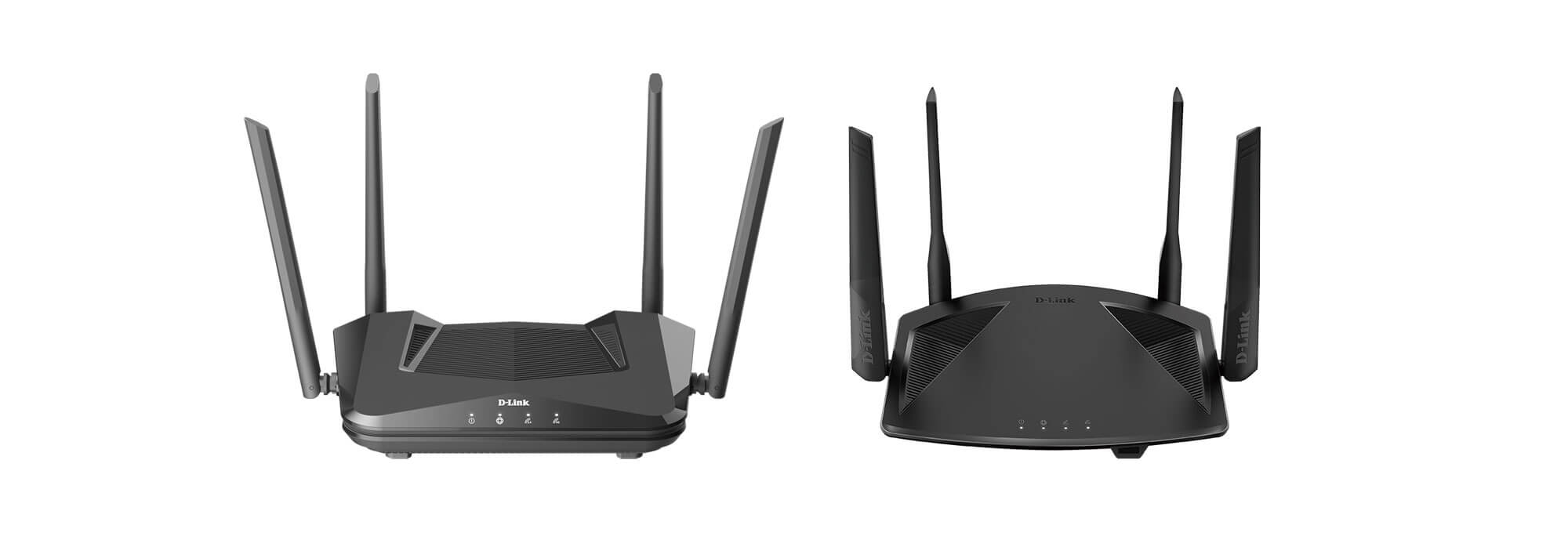 Smart AX1500 Wi-Fi 6 Router (DIR-X1560) and AX1800 Wi-Fi 6 Router (DIR-X1860)
