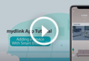 How to set up Scenes via the mydlink app video tutorial.