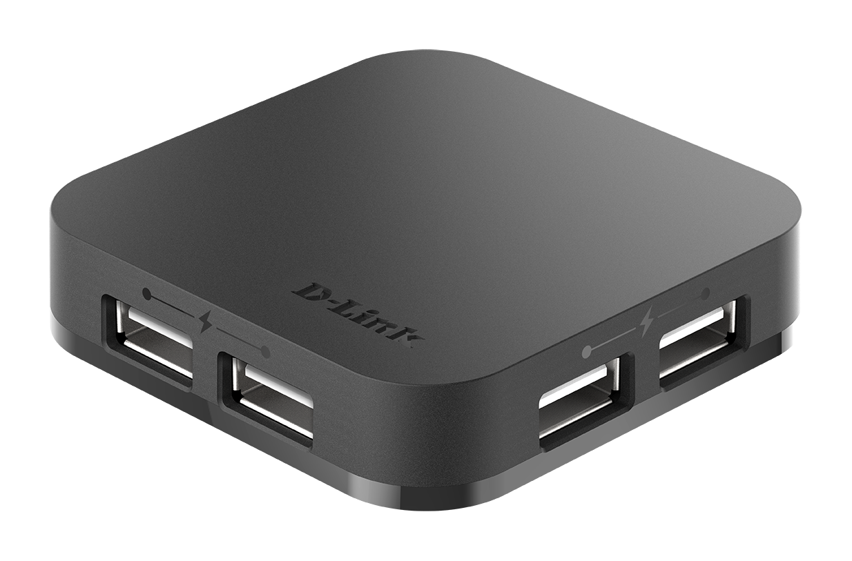 DUB-H4 4-Port USB 2.0 Hub | D-Link